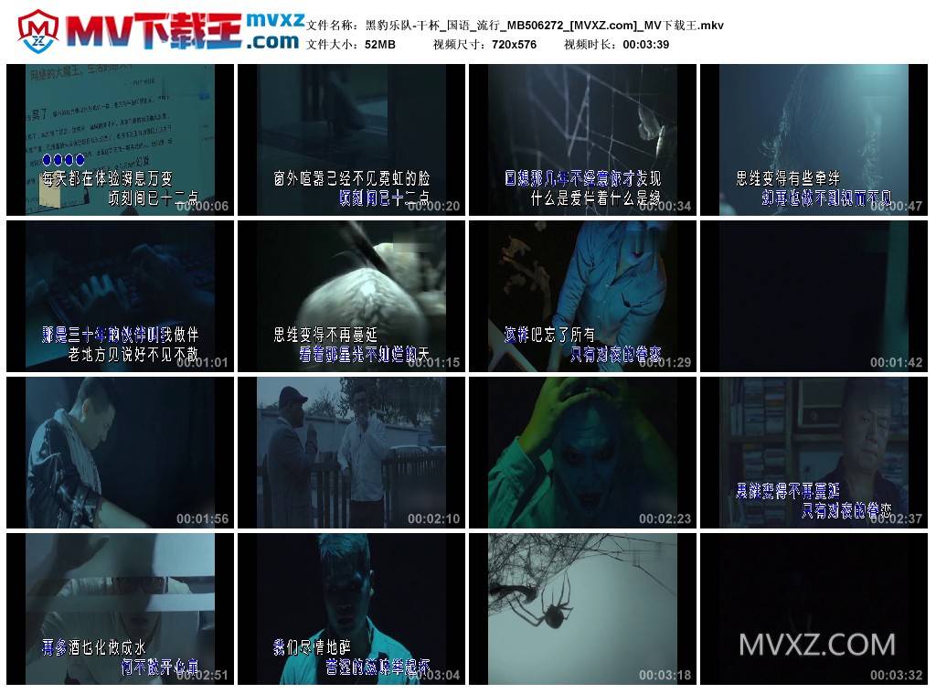 黑豹乐队-干杯_国语_流行_MB506272